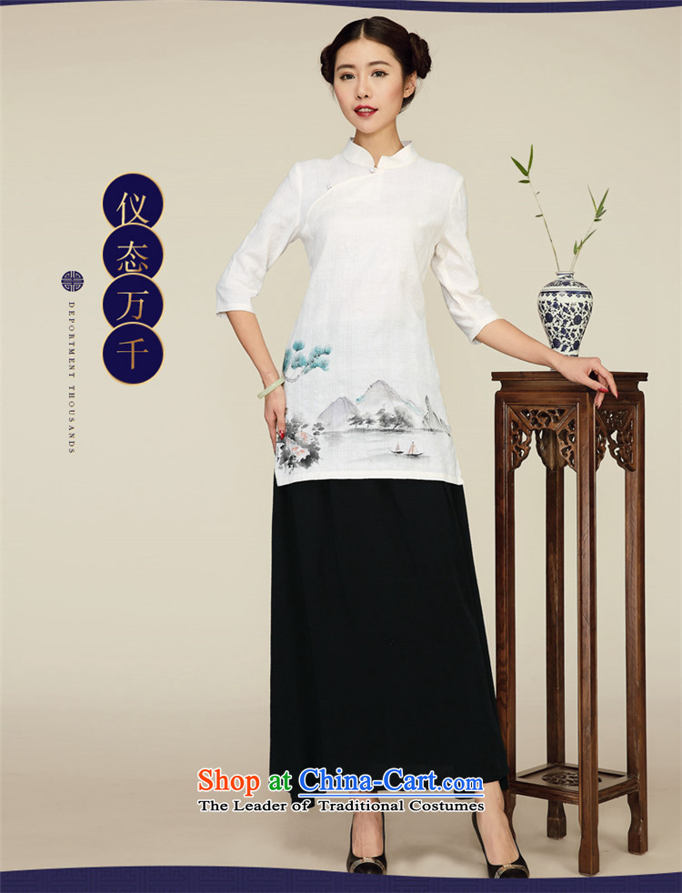 No. of Ramadan Chinese Tang Tang Ramadan women fall inside the new national wind retro-fifth in the Cuff long improved Han-shirt qipao apricot XL Photo, prices, brand platters! The elections are supplied in the national character of distribution, so action, buy now enjoy more preferential! As soon as possible.