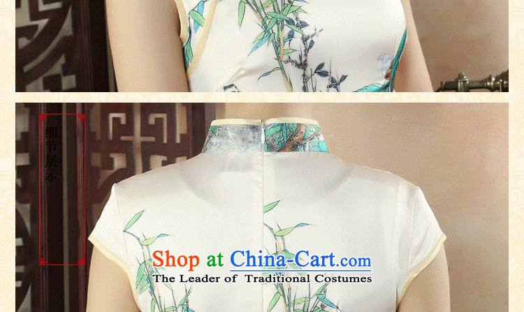 Floral qipao Women's Summer New Silk flower cheongsam improved positioning Chinese Dress daily short of Skirt 13 color pictures, prices, S brand platters! The elections are supplied in the national character of distribution, so action, buy now enjoy more preferential! As soon as possible.