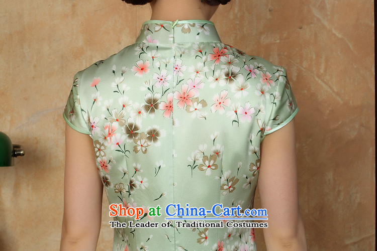 C.o.d. Jie, new in women's summer lady stamp collar short-sleeved tie up manually dresses qipao small Phillips-head XL Photo, prices, brand platters! The elections are supplied in the national character of distribution, so action, buy now enjoy more preferential! As soon as possible.
