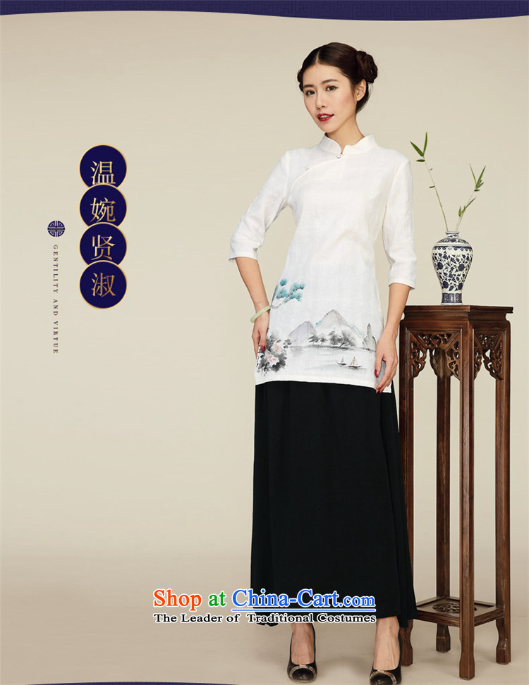 No. of Ramadan 2015 Ms. Tang Chinese clothing in long Spring Antique New fifth improvement Han-sleeved shirt qipao apricot M brand, prices, picture platters! The elections are supplied in the national character of distribution, so action, buy now enjoy more preferential! As soon as possible.