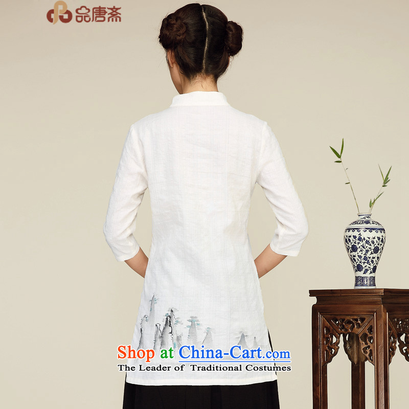 No. of Ramadan 2015 Ms. Tang Chinese clothing in long Spring Antique New fifth improvement Han-sleeved T-shirt , beige qipao and Tang Ramadan , , , shopping on the Internet