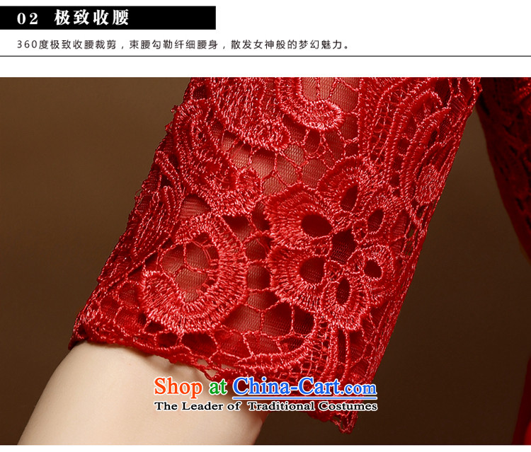 The privilege of serving-leung 2015 new lace qipao short of the summer and fall of marriages with red bows service Chinese Dress RED M picture, prices, brand platters! The elections are supplied in the national character of distribution, so action, buy now enjoy more preferential! As soon as possible.