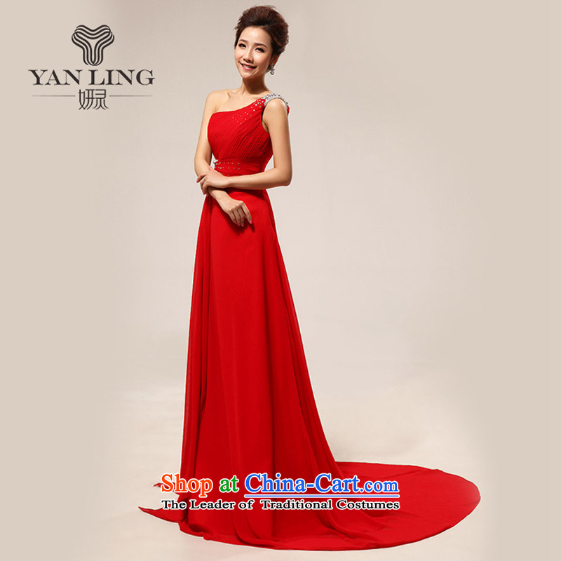 2015 New Red bride services short skirts female bows Chinese cheongsam dress short summer bows small improvement, M, Charlene Choi spirit has been pressed shopping on the Internet