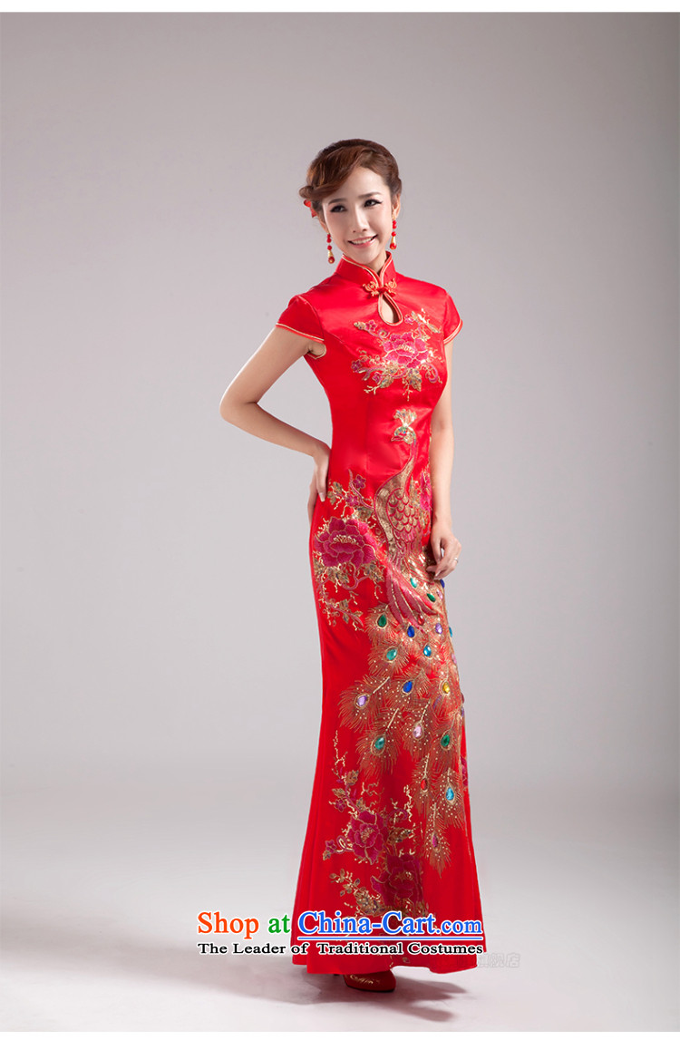 Charlene Choi Ling 2015 new stylish spring and autumn marriages qipao gown girls serving bows dresses red long XXL picture, prices, brand platters! The elections are supplied in the national character of distribution, so action, buy now enjoy more preferential! As soon as possible.