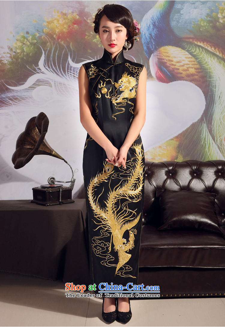 Love of birds 2015 new cheongsam summer heavyweight silk cheongsam dress manually suzhou embroidery disc Fairview long qipao black - 20 days pre-sale S pictures, prices, brand platters! The elections are supplied in the national character of distribution, so action, buy now enjoy more preferential! As soon as possible.
