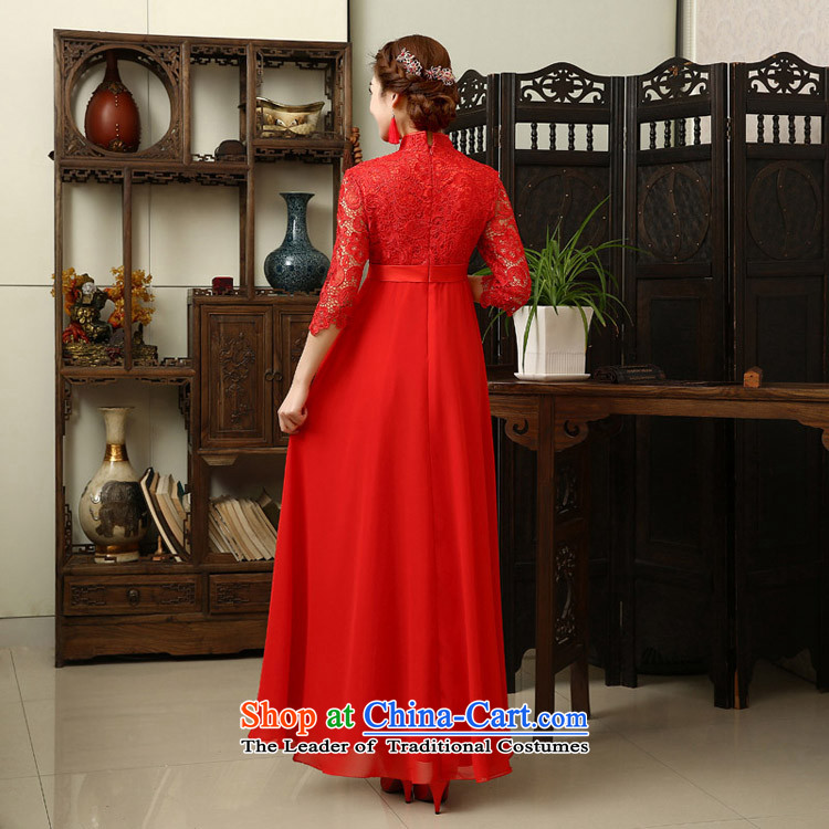 The knot True Love 2015 new services during the spring and autumn of bows long wedding dresses red marriages cheongsam red sleeved XL pregnant women picture, prices, brand platters! The elections are supplied in the national character of distribution, so action, buy now enjoy more preferential! As soon as possible.