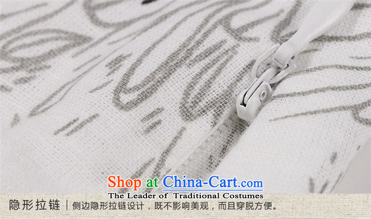 No. of Ramadan new fall short of ethnic in long Tang Women's clothes cotton linen clothes white L photo cheongsam, prices, brand platters! The elections are supplied in the national character of distribution, so action, buy now enjoy more preferential! As soon as possible.