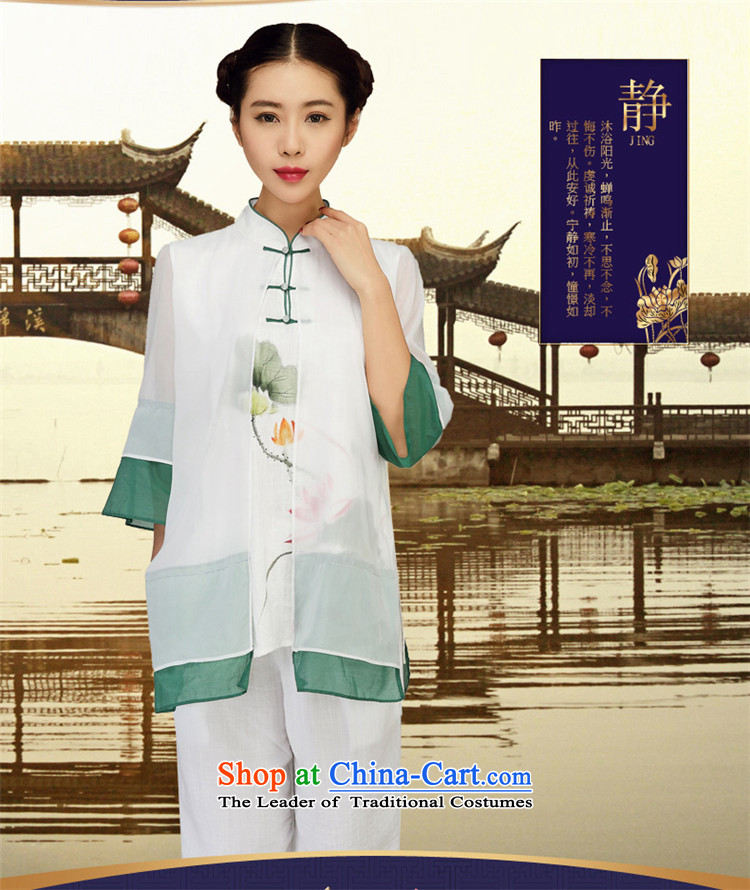No. of Ramadan New Tang Tang dynasty blouses China wind arts retro female tea Services White M picture, prices, brand platters! The elections are supplied in the national character of distribution, so action, buy now enjoy more preferential! As soon as possible.