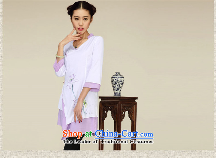 Products in the Ramadan long Tang Ethnic retro Tang dynasty blouses White M picture, prices, brand platters! The elections are supplied in the national character of distribution, so action, buy now enjoy more preferential! As soon as possible.