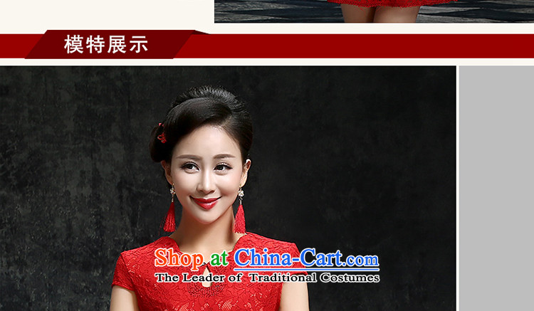 In the early 2015 new man married cheongsam classical red short, lace bride bows services red L picture, prices, brand platters! The elections are supplied in the national character of distribution, so action, buy now enjoy more preferential! As soon as possible.