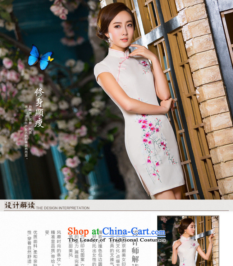 The five senses the spring and summer 2015 figure new cheongsam China wind women's daily fashion improved Silk Cheongsam short skirt WGT173 picture color M brand, prices, picture platters! The elections are supplied in the national character of distribution, so action, buy now enjoy more preferential! As soon as possible.
