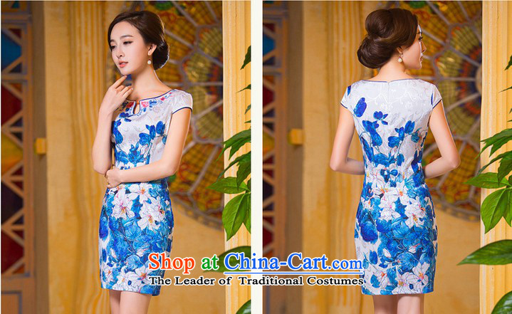 The five senses the spring and summer 2015 figure new elegant stylish retro daily improved lace qipao gown, short skirt WGT234 picture color L photo, prices, brand platters! The elections are supplied in the national character of distribution, so action, buy now enjoy more preferential! As soon as possible.