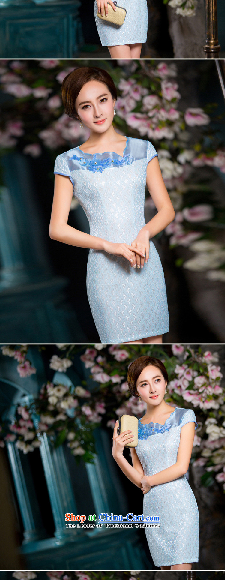 The five senses figure of daily new summer 2015 stylish lace short qipao Sau San dresses Female dress WGT163 picture color 163 pictures, prices, XXL brand platters! The elections are supplied in the national character of distribution, so action, buy now enjoy more preferential! As soon as possible.