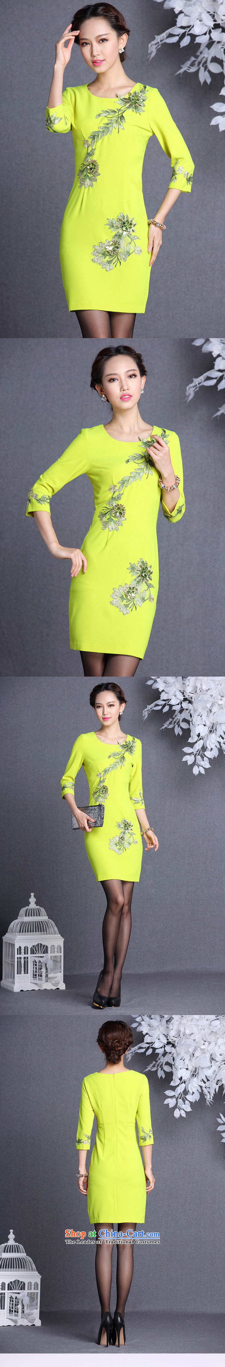 At the end of light and stylish embroidery in improved short-sleeved qipao XWG838-2 M picture, prices, brand platters! The elections are supplied in the national character of distribution, so action, buy now enjoy more preferential! As soon as possible.