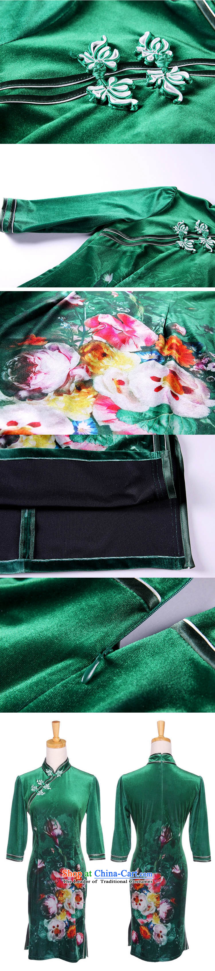 At the end of light and stylish retro scouring pads stamp improved dual chancing cuff short qipao XWF13-26 jade XXL picture, prices, brand platters! The elections are supplied in the national character of distribution, so action, buy now enjoy more preferential! As soon as possible.