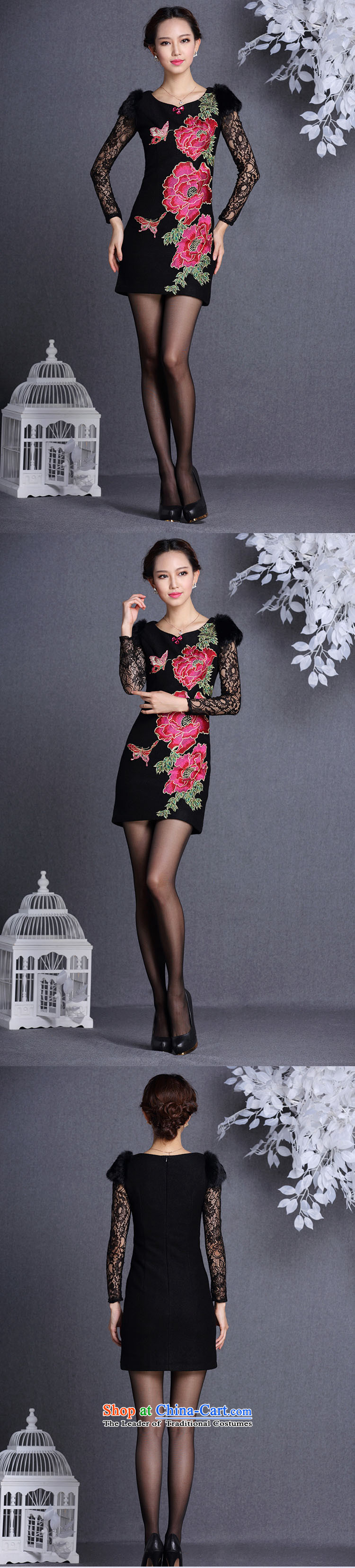 The end of the light of improved stylish Sau San rabbit hair shoulder embroidered short qipao XWG13017 gross? red XXL picture, prices, brand platters! The elections are supplied in the national character of distribution, so action, buy now enjoy more preferential! As soon as possible.