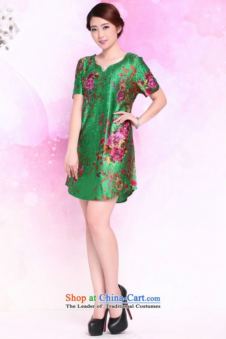 Forest Narcissus Summer 2015 on a new liberal silk creases in MOM older style blouses XYY-1283 XXXXL green picture, prices, brand platters! The elections are supplied in the national character of distribution, so action, buy now enjoy more preferential! As soon as possible.
