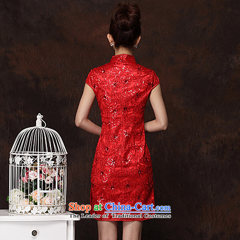 At the end of light and stylish wedding banquet Phoenix cheongsam improved service at the  end of the Red Light XXL, XWG238 shopping on the Internet has been pressed.