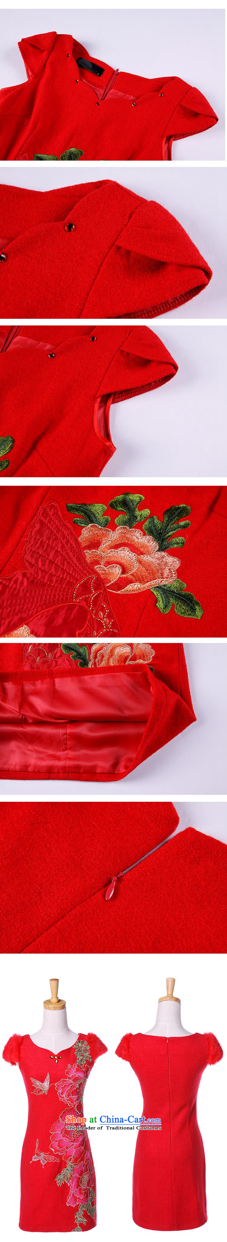 At the end of light and stylish ethnic embroidery improved wool forming the short skirts qipao? female XWG13054 RED S picture, prices, brand platters! The elections are supplied in the national character of distribution, so action, buy now enjoy more preferential! As soon as possible.