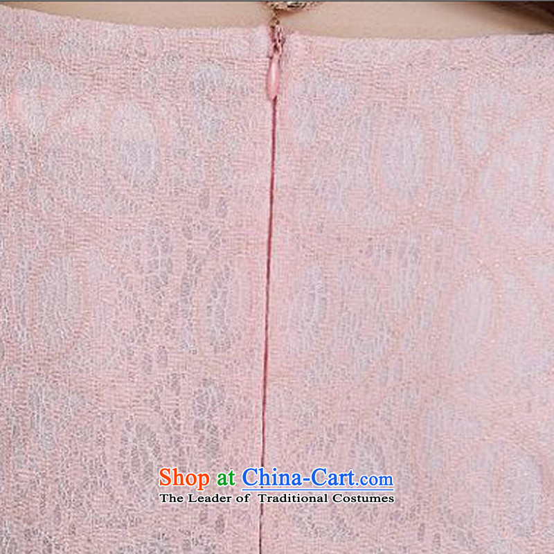The 2015 summer-jae on the new Korean Ladies lace elegant short of Sau San package and video thin dresses qipao Tang dynasty JAYT-23 pink M ja ink has been pressed shopping on the Internet