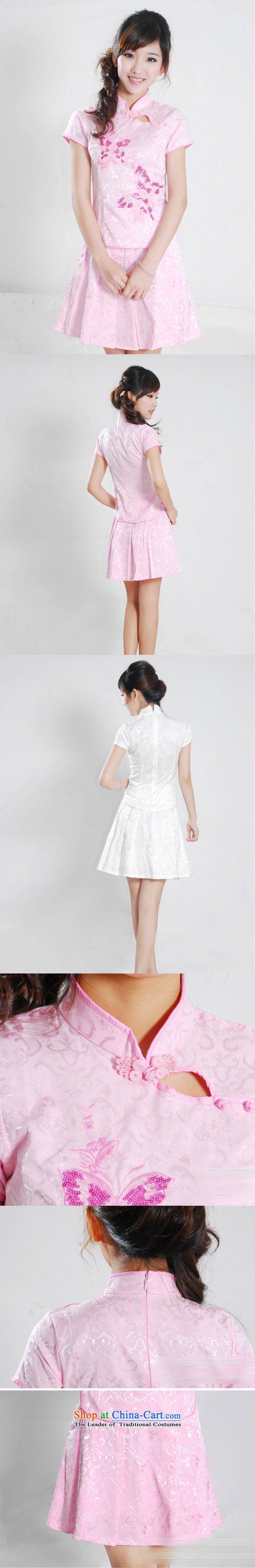 At the end of non-CHINESE CHEONGSAM collar wind no need to come to grips are two kits short white S pictures of JT988, prices, brand platters! The elections are supplied in the national character of distribution, so action, buy now enjoy more preferential! As soon as possible.
