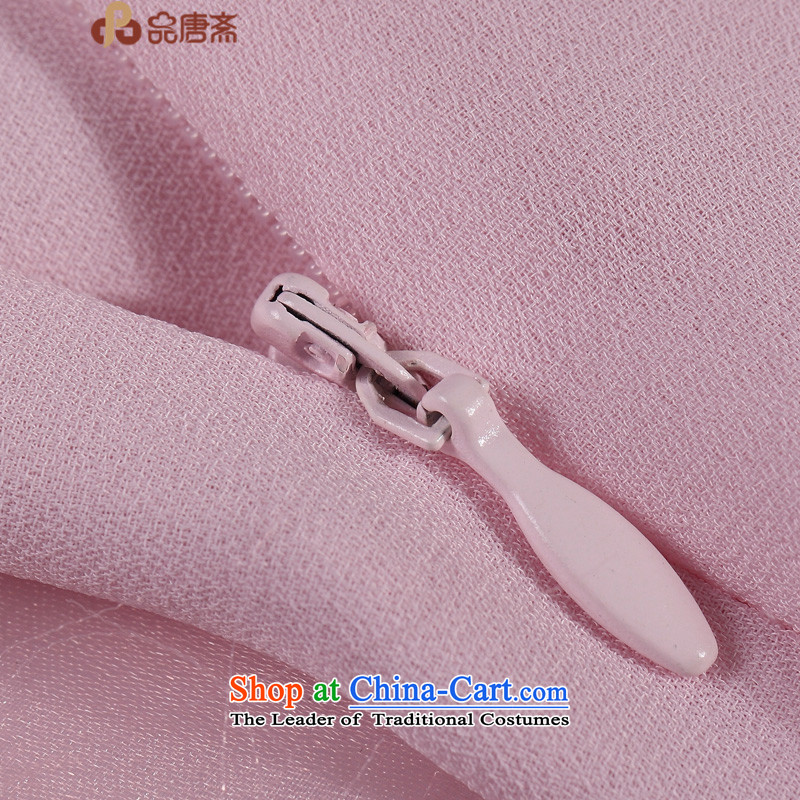 No. of Ramadan 2015 Tang Dynasty Tang retro Clothes Summer China wind women improved Han-ethnic short-sleeved T-shirt cheongsam pink S products Tang Ramadan , , , shopping on the Internet