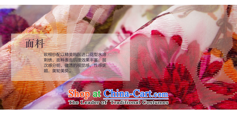 The cheongsam dress wood really OSCE root yarn stamp cheongsam dress for summer 2015 Chinese New women 53375 05 light red S picture, prices, brand platters! The elections are supplied in the national character of distribution, so action, buy now enjoy more preferential! As soon as possible.
