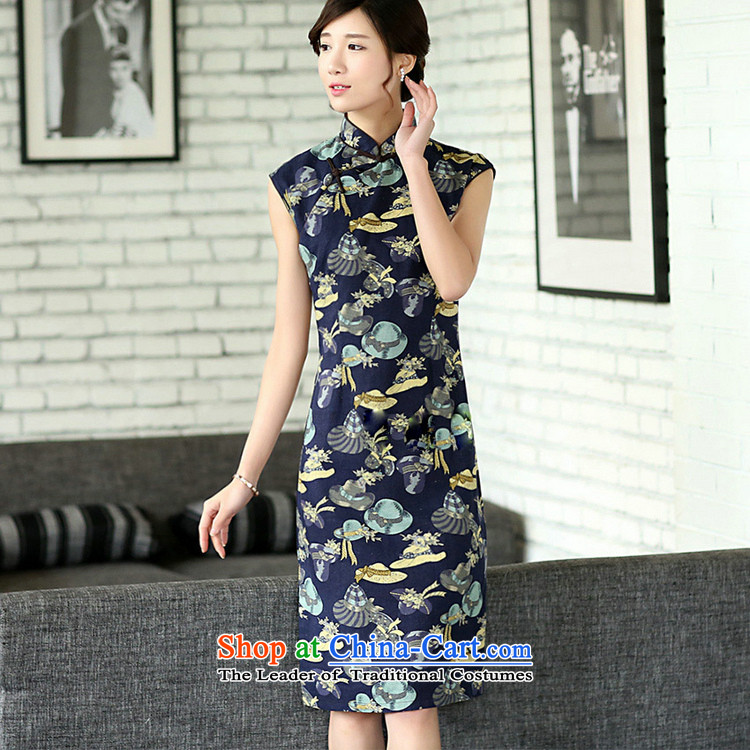 C.o.d. Jie in Wisconsin, summer female retro cheongsam dress manually modified a mock-neck tie Sau San cotton linen dresses sleeveless Tsing Yi Wu cap XL Photo, prices, brand platters! The elections are supplied in the national character of distribution, so action, buy now enjoy more preferential! As soon as possible.