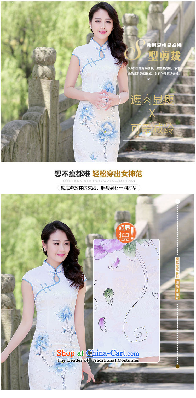 The 2015 Summer Scent Golan new improved chinese president elegant beauty cheongsam dress dresses summer purple peony S picture, prices, brand platters! The elections are supplied in the national character of distribution, so action, buy now enjoy more preferential! As soon as possible.