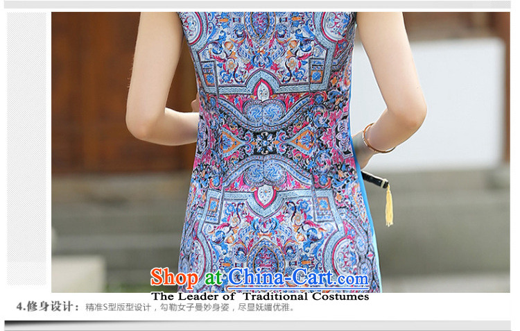 [Sau Kwun Tong] kishun summer stylish improved cheongsam dress ethnic retro women's dresses QD4415 picture color S picture, prices, brand platters! The elections are supplied in the national character of distribution, so action, buy now enjoy more preferential! As soon as possible.