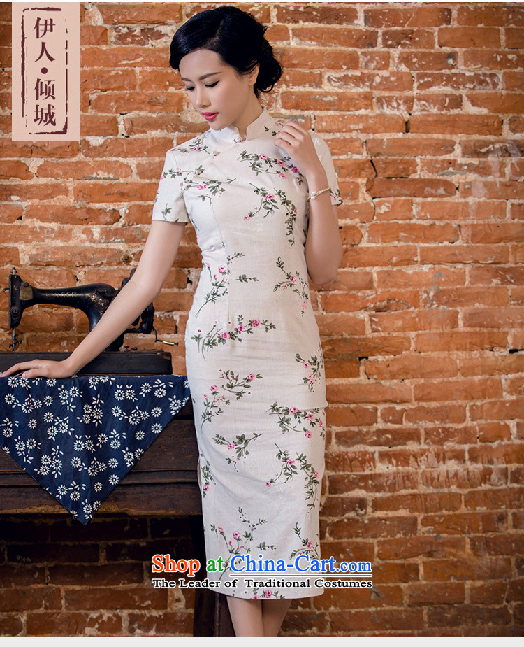 At the end of light women arts linen dresses manually disc detained stylish short-sleeved long low power's qipao JT2063 day lilies S picture, prices, brand platters! The elections are supplied in the national character of distribution, so action, buy now enjoy more preferential! As soon as possible.
