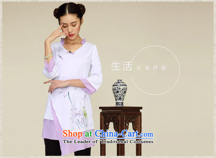 No. of Ramadan 2015 improved Tang Han-not the rules of national women's retro-tang blouses white L picture, prices, brand platters! The elections are supplied in the national character of distribution, so action, buy now enjoy more preferential! As soon as possible.