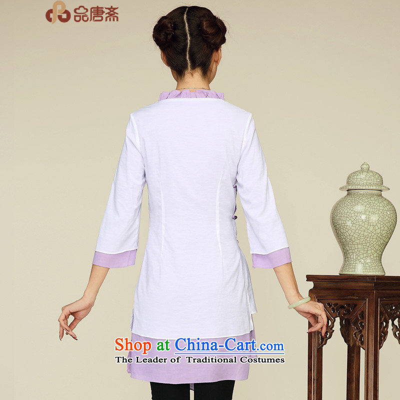 No. of Ramadan 2015 improved Tang Han-not the rules of national women's retro-tang blouses white L, No. Tang Ramadan , , , shopping on the Internet