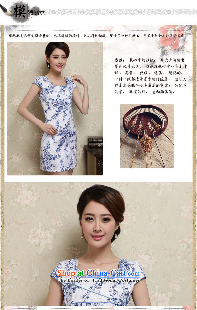 The 2015 summer-jae on new stylish and elegant qipao Cheong Wa Floral temperament improved qipao short, Ms. Tang dynasty qipao JAYT-28 Sau San Tsing Hua XXL picture, prices, brand platters! The elections are supplied in the national character of distribution, so action, buy now enjoy more preferential! As soon as possible.