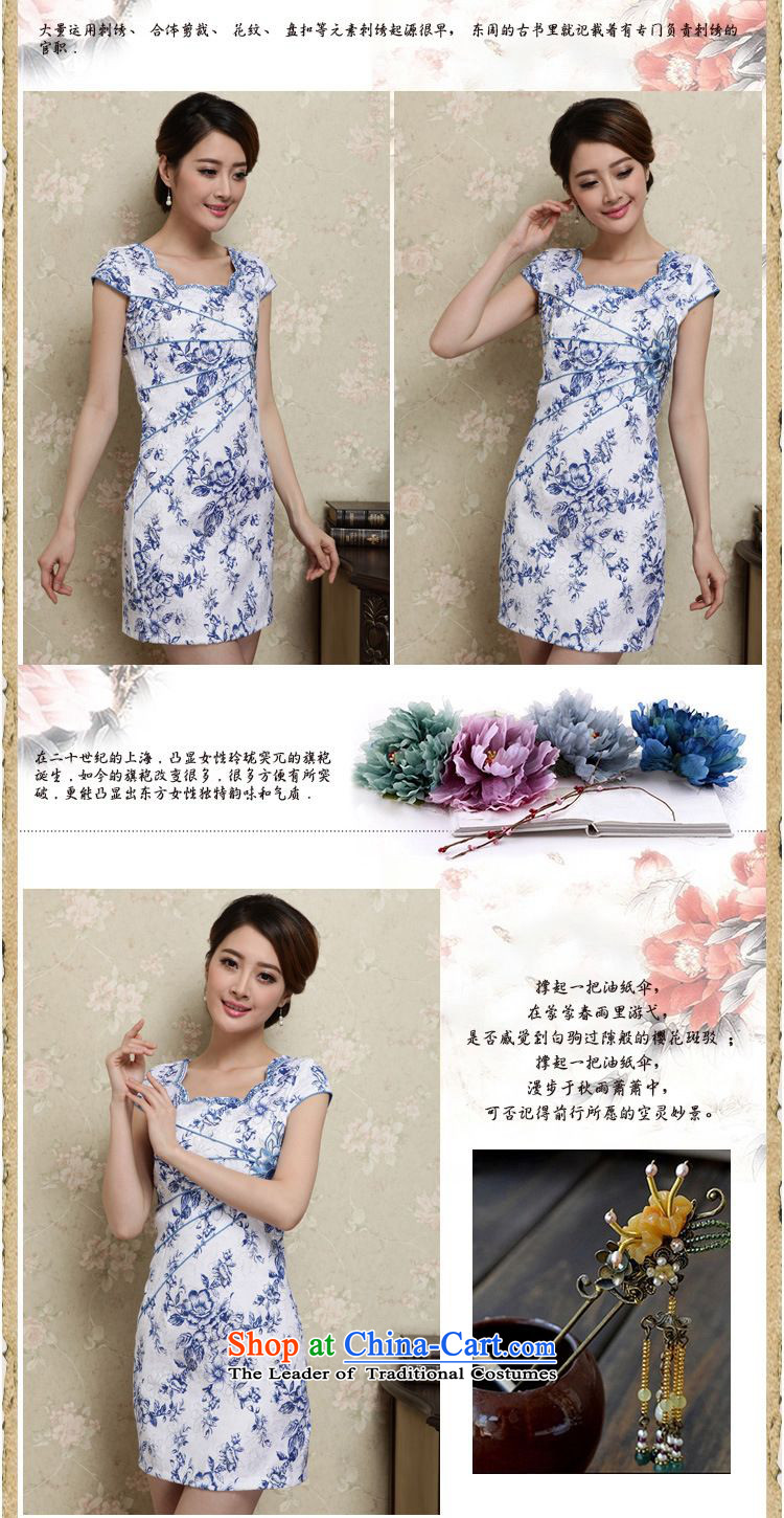 The 2015 summer-jae on new stylish and elegant qipao Cheong Wa Floral temperament improved qipao short, Ms. Tang dynasty qipao JAYT-28 Sau San Tsing Hua XXL picture, prices, brand platters! The elections are supplied in the national character of distribution, so action, buy now enjoy more preferential! As soon as possible.