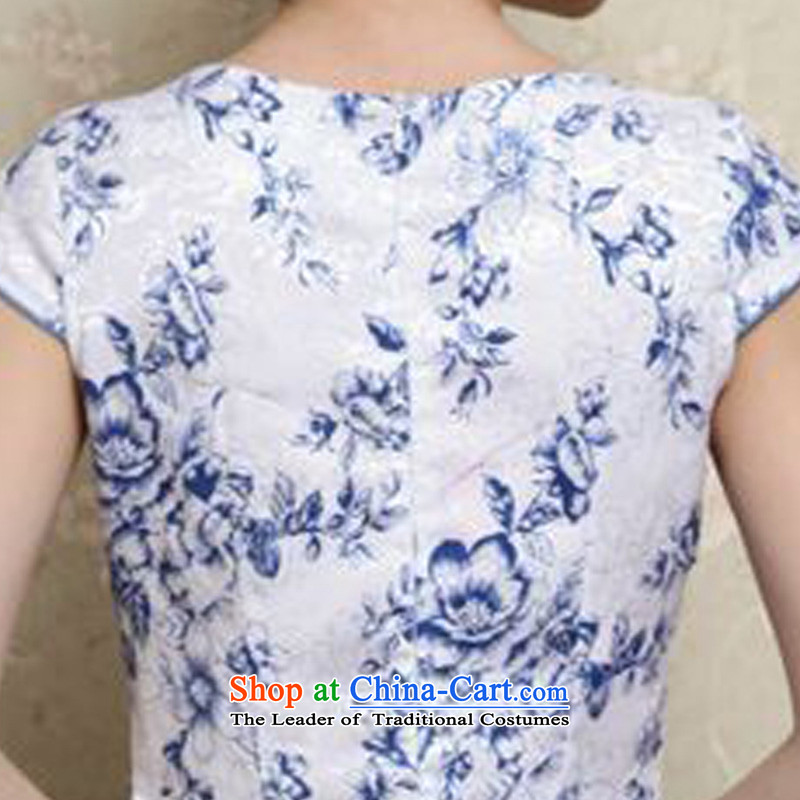 The 2015 summer-jae on new stylish and elegant qipao Cheong Wa Floral temperament improved qipao short, Ms. Tang dynasty qipao JAYT-28 Sau San Tsing Hua XXL, ja ink has been pressed shopping on the Internet