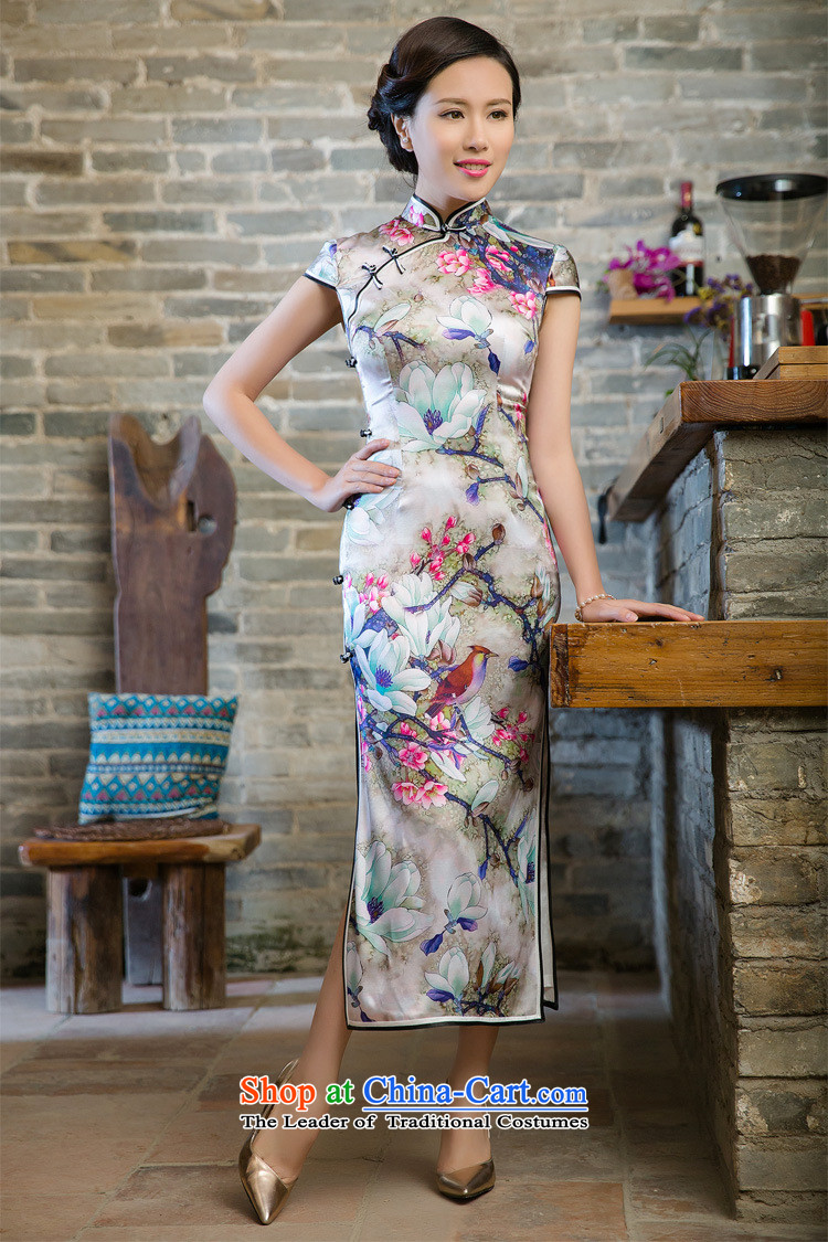 At the end of light skirt Stylish retro ethnic cheongsam dress JT2063 day lilies M picture, prices, brand platters! The elections are supplied in the national character of distribution, so action, buy now enjoy more preferential! As soon as possible.