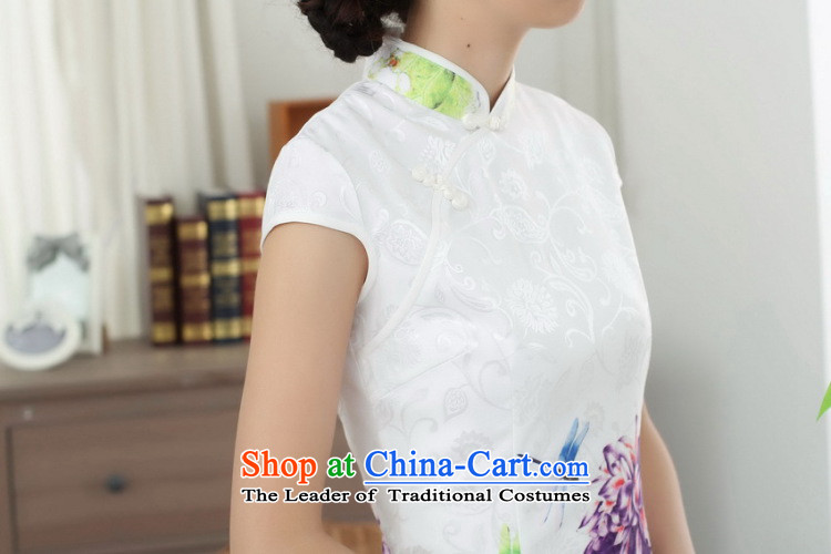 Take a new summer figure for women Tang Dynasty Chinese cheongsam collar is pressed to improve cotton thin short qipao lotus graphics such as map color L picture, prices, brand platters! The elections are supplied in the national character of distribution, so action, buy now enjoy more preferential! As soon as possible.