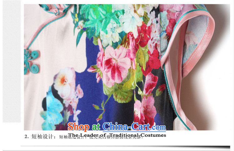 The end of the shallow China wind premium brands, silk-Tang dynasty retro style of the Republic of Korea dress dresses summer load AQE8067 map color M brand, prices, picture platters! The elections are supplied in the national character of distribution, so action, buy now enjoy more preferential! As soon as possible.