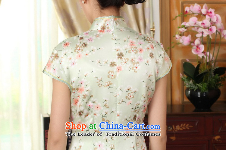 Figure for summer flowers female Chinese silk retro herbs extract poster stretch of improved saika Sau San double short qipao figure color L picture, prices, brand platters! The elections are supplied in the national character of distribution, so action, buy now enjoy more preferential! As soon as possible.