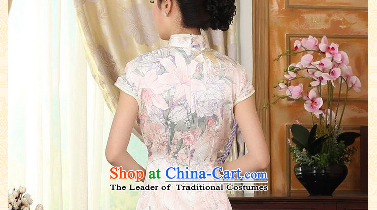 Dan smoke summer female Retro classic contemporary silk herbs extract Elastic satin poster improved double short skirt figure color qipao XL Photo, prices, brand platters! The elections are supplied in the national character of distribution, so action, buy now enjoy more preferential! As soon as possible.