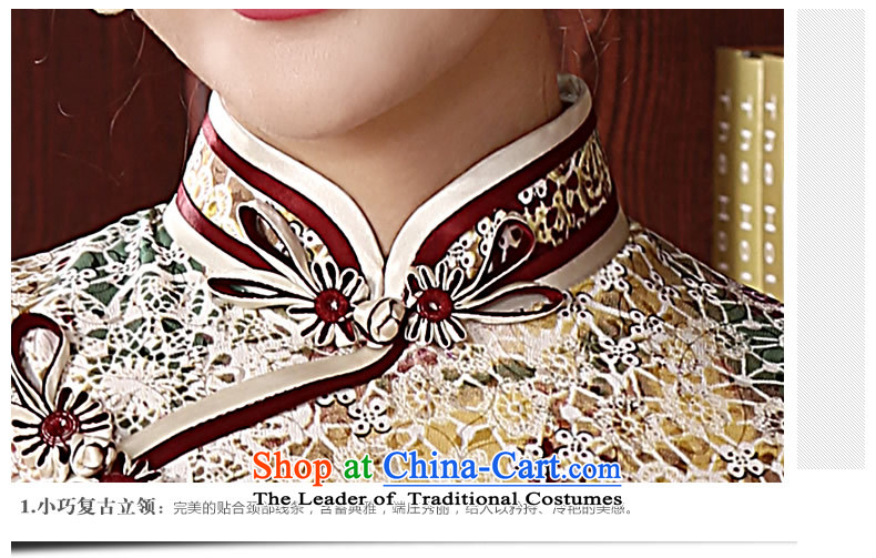 [Sau Kwun Tong] aroma stylish qipao female 2015 Spring decorated in antique herbs extract cheongsam dress suit XXXL QZ4726 picture, prices, brand platters! The elections are supplied in the national character of distribution, so action, buy now enjoy more preferential! As soon as possible.