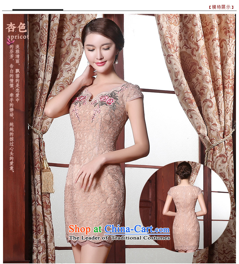[Sau Kwun Tong] Priority Club Summer wind 2015 new lace petals for improved qipao antique dresses gray M picture, prices, brand platters! The elections are supplied in the national character of distribution, so action, buy now enjoy more preferential! As soon as possible.