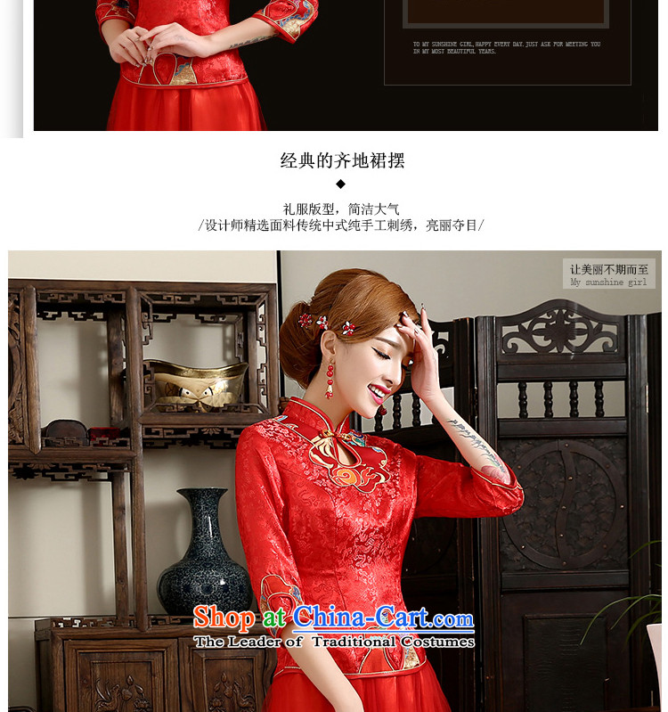 The first white into about Chinese style wedding dresses bride bows services marriage spring long new red women 2015 cheongsam dress Mr Ronald L picture, prices, brand platters! The elections are supplied in the national character of distribution, so action, buy now enjoy more preferential! As soon as possible.