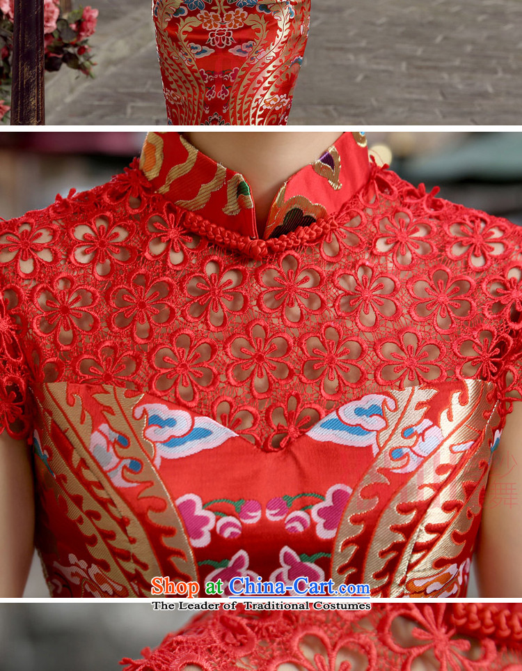 The first white into about 2015 New Chinese Antique red bows to the bride of Sau San sexy qipao gown dragon robe crowsfoot long L picture, prices, brand platters! The elections are supplied in the national character of distribution, so action, buy now enjoy more preferential! As soon as possible.