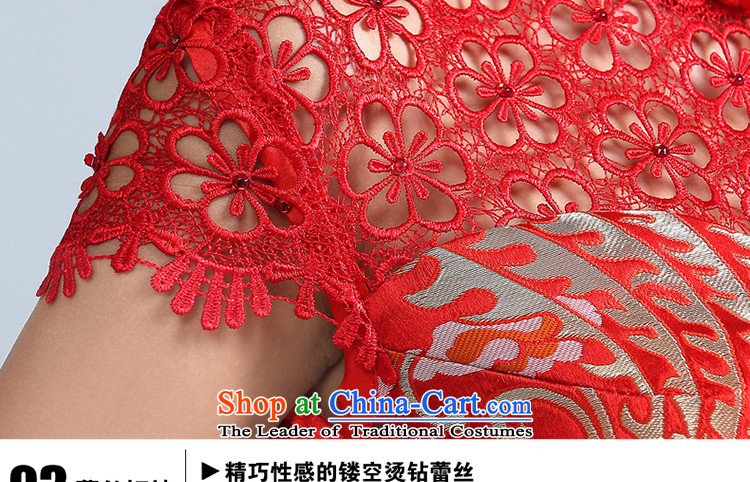 The first white into about 2015 New Chinese Antique red bows to the bride of Sau San sexy qipao gown dragon robe crowsfoot long L picture, prices, brand platters! The elections are supplied in the national character of distribution, so action, buy now enjoy more preferential! As soon as possible.