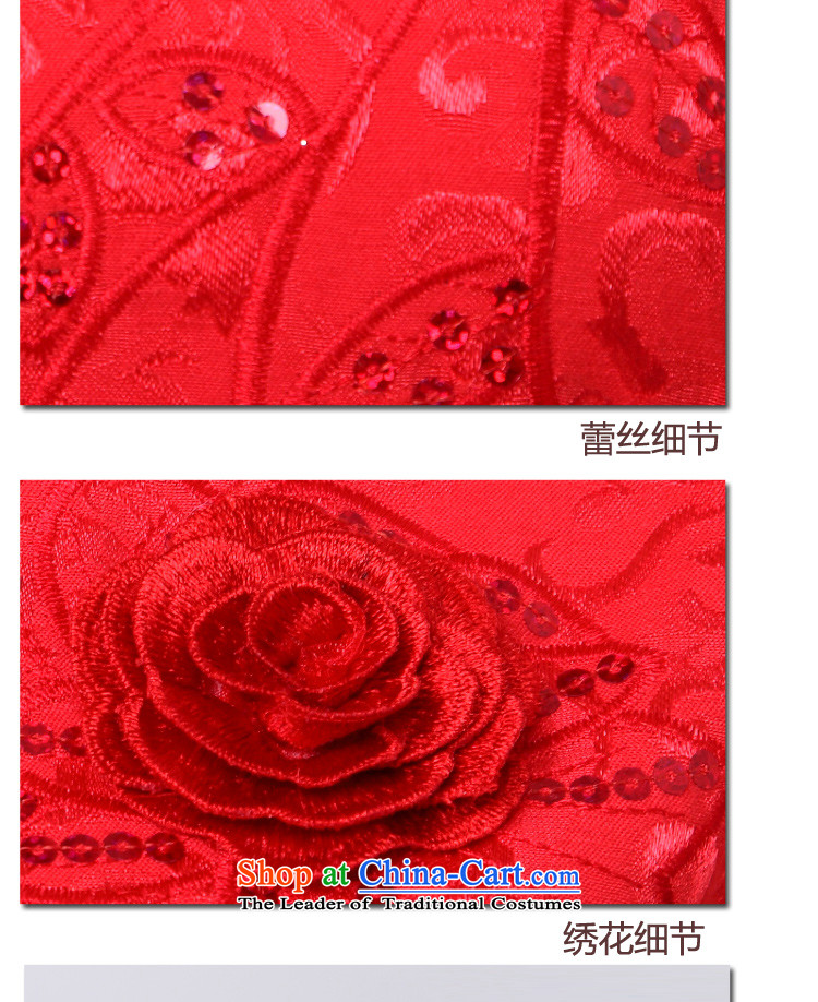 The Greek Doi,   2015    Marriage qipao bows services new summer wedding dresses red high collar qipao gown RED M picture, prices, brand platters! The elections are supplied in the national character of distribution, so action, buy now enjoy more preferential! As soon as possible.