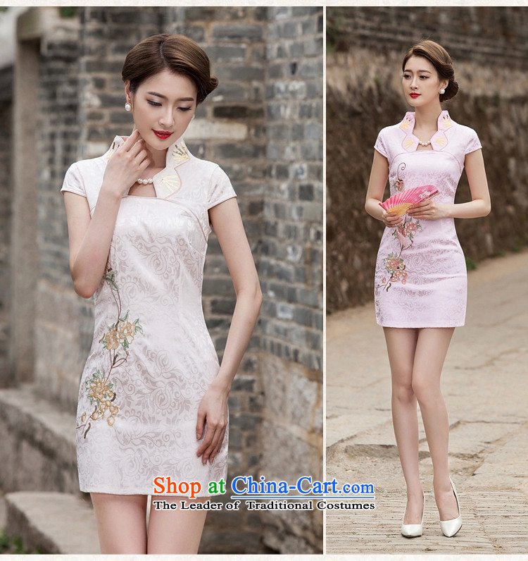 In the spring of  2015 Summer Hong Tai stylish improved cheongsam dress 518-1122-55 China White L picture, prices, brand platters! The elections are supplied in the national character of distribution, so action, buy now enjoy more preferential! As soon as possible.