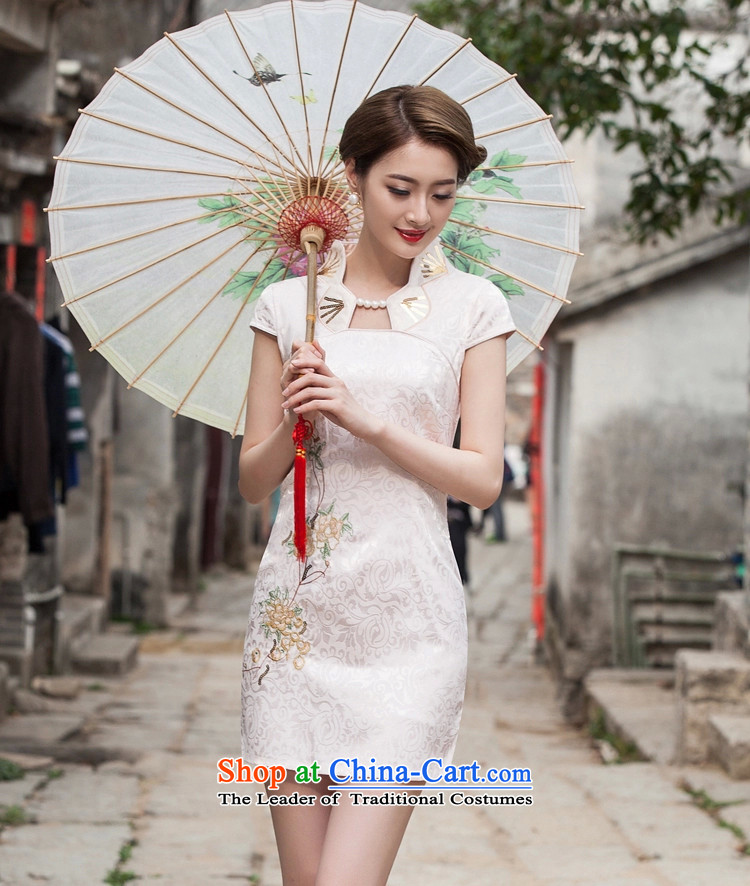 Saga 2015 summer rain petals stylish improved cheongsam dress 518-1122-55 China S pictures, price white, brand platters! The elections are supplied in the national character of distribution, so action, buy now enjoy more preferential! As soon as possible.