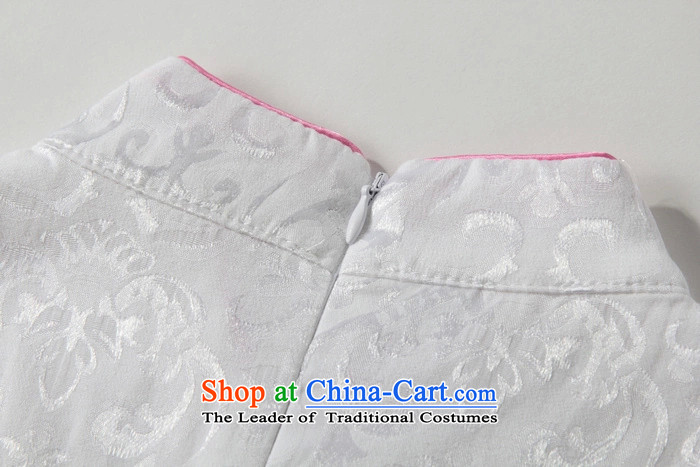 Spend the  summer of 2015, Saga Furs of Princess retro style qipao long-sleeved two Kit Wah 518-1121-60 white S picture, prices, brand platters! The elections are supplied in the national character of distribution, so action, buy now enjoy more preferential! As soon as possible.